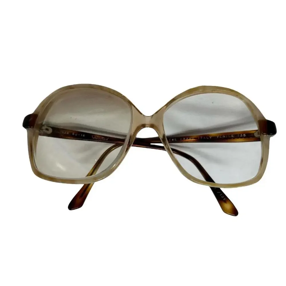 Valdottica Womens Sunglasses Aviator Square Frame Made in Italy Retro
